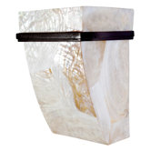Sustainable Shell Big Sconce - One Light