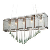 Rain Drops 5 Light Linear Pendant
