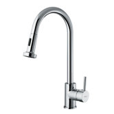 One Handle Single Hole Pull Out Kitchen Faucet