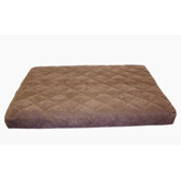 Quilted Orthopedic Dog Bed with Protector&trade; Pad in Chocolate