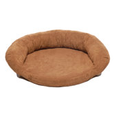 Memory Foam Bolster Dog Bed with Protector&trade; Pad in Chocolate