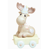 "Birthday Train You Mean The Moose To Me" Figurine