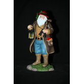 "Camping Claus" Camping Santa Figurine