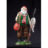 "Lake Fisherman" Fisherman Santa Figurine