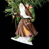 "Austrian Father Christmas" Santa with Bag Ornament