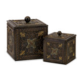2 Piece Arabian Nights Lidded Box Set