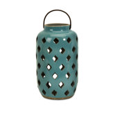 Red Clay, Glaze and Paint Pocono Lantern