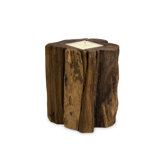 Teakwood Pillar Candle