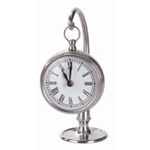 Hanging Clock in Pewter