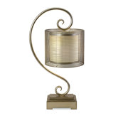 Veronia Table Lamp in Silver Champagne