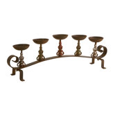 Torry Iron 5 Pillar Candle Holder