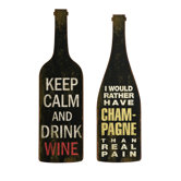 Lasalle Wine and Champagne Wall Decor (Set of 2)