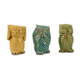 Wise Owls (Set of 3)