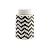 Chevron Canister with Lid