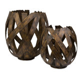 Dolcea Iron Candlestick (Set of 2)