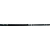 Fiberglass Pool Cue in Black with White