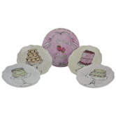 Rosanna Eat Dessert First Plate (Set of 4)