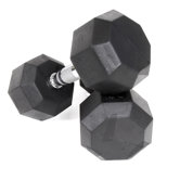 Rubber Encased Octagonal Dumbbells