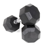 12 lbs Rubber Encased Octagonal Dumbbells
