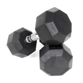 95 lbs Rubber Encased Octagonal Dumbbells