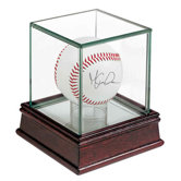 Glass Single Ball Display Case