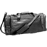 19" Leather Classic Travel Duffel Bag