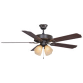 52" Builder Series 5 Blade Ceiling Fan
