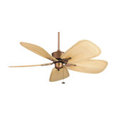 52" Islander 5 Bamboo Oar Blade Ceiling Fan