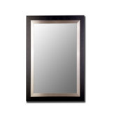 Manhattan Mirror in Black and Silver
