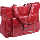 Stafford 17.3" Vintage Leather Laptop Tote