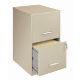 Home Office 18" Deep 2 Drawer Vertical Smart File Cabinet