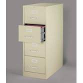26.5" Deep Commercial 4 Drawer Legal Size High Side Vertical File Cabinet