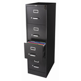 22" Deep 4-Drawer Letter-Size Commercial Vertical File