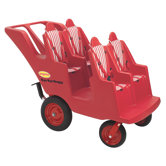 4 Passenger Original Slim Tire Bye-Bye Buggy Tandem Stroller