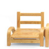 5" Wood Classroom Stacking Chair