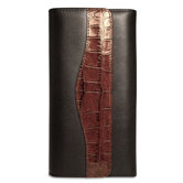 Venezia Clutch in Black / Brown