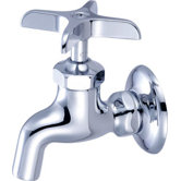 Wall Mounted Sink Faucet with Single Cross Handle