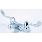 Centerset Bathroom Faucet with Double Wrist Handles