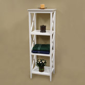 X-Frame Bathroom Towel Tower