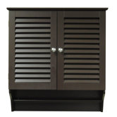 Ellsworth 2 Door Wall Cabinet with Full Towel Bar and One Inside Shelf