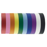 1" x 60 Yards 10 Pack of Assorted Color Kraft Tape Rolls
