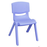 12" Polypropylene Classroom Stackable Chair