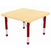 30" Square Laminate Preschool Table in Maple