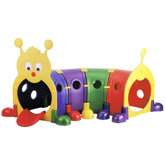 "Gus" Four Section Climb-n-Crawl Caterpillar Tunnel Playground