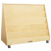 Mobile Two Sided Book Display Stand