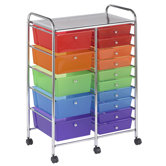 15 Drawer Mobile Organizer