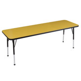 24" x 72" Rectangular Adjustable Activity Table