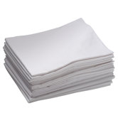 12 Pack Toddler Cot Sheets in White