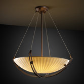 Porcelina 3 Light Inverted Pendant