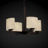 Modular Fusion 4 Light Chandelier